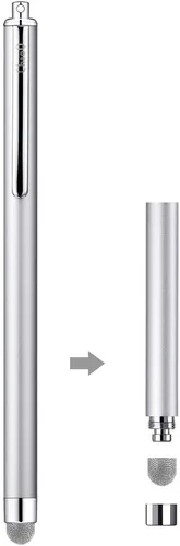 Miniatura 2 de ChaoQ Bolígrafos capacitivos para pantallas táctiles, lápiz capacitivo de fibra de malla (paquete de 6), con 6 puntas de malla reemplazables