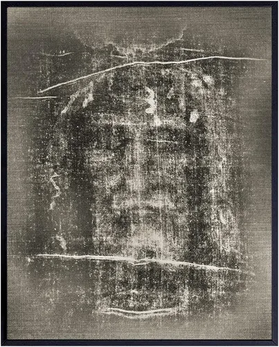 Decoración de pared de Jesús - Jesucristo - Imagen de la Sábana Santa de Turín - Arte de pared con foto - Regalos católicos, decoración religiosa