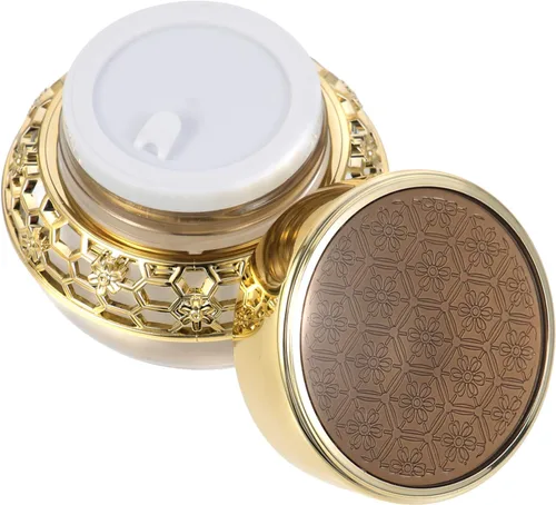 OSALADI Botella de crema cosmética recargable de 2.16 pulgadas, contenedor de viaje compacto transparente portátil para el cuidado de la piel,