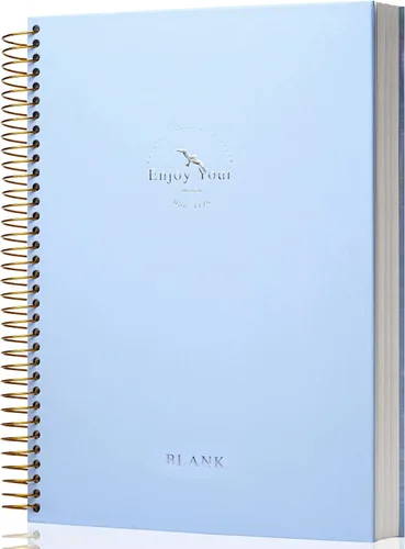 Miniatura 8 de FLYING EAGLE Cuaderno Diario de Espiral de Tapa Dura 8.5 x 11 Cuaderno de Espiral Grande 210 Páginas Cuaderno de Rayas Universitarias Cuaderno