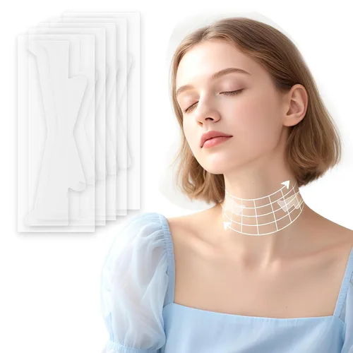 30 cintas de levantamiento de cuello invisibles para levantar el cuello detrás del cuello, cintas y bandas de apriete para levantar la piel flácida