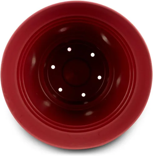 Miniatura 4 de Bloem Maceta Saturn de plástico de 8.5 pulgadas de alto x 10 pulgadas de ancho, color rojo quemado