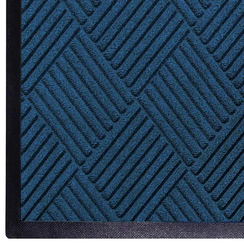 Miniatura 11 de Tapete antideslizante Andersen, fibra de polipropileno diamante clásico, para suelo interior o exterior. Caucho SBR, 3/8 in de grosor., Bluestone, 1