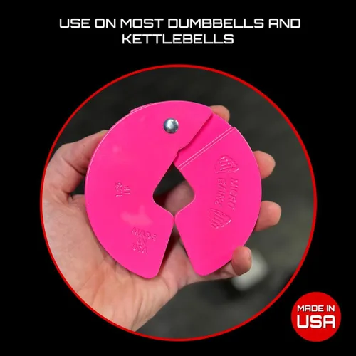 Miniatura 5 de Micro Gainz - Placa fraccional para mancuernas de 1.25lb, ideal para micro cargas, (elige color) juego de 4 placas fraccionales, diseñadas