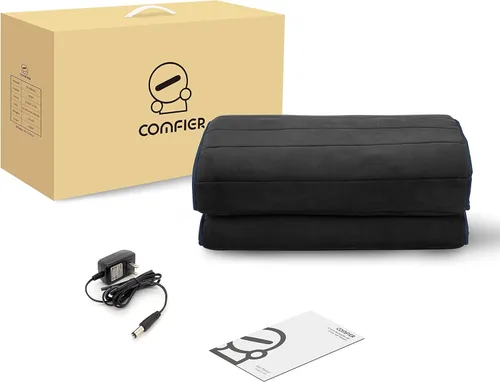Miniatura 8 de COMFIER Esterilla de masaje de cuerpo completo con calor y vibración - 10 motores, control por aplicación, almohada de cuello shiatsu móvil y 4