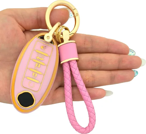 Miniatura 11 de Funda para Llavero Portallaves Estuche Soporte para Llaves Carcasa Protectora de TPU Suave Protector Accesorios para Automóvil