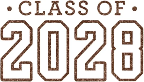 Miniatura 13 de Class of 2028 Iron On Decal, Senior Class Shirt Patch, Heat Transfer, HTV Graphic Tshirt Sticker, DIY Crafts, Pick Size Color, Iron-On Almost Gold