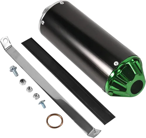 Miniatura 8 de Trkimal Silenciador de escape de 28 mm para CRF50 XR50 KLX SSR Thumpstar TTR YCF Lifan Apollo dbx18 50cc 70cc 90cc 110cc 125cc piezas para motos