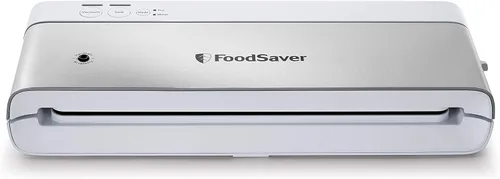 Miniatura 2 de FoodSaver Máquina selladora al vacío compacta, bolsas blancas y selladoras al vacío, rollos para almacenamiento hermético de alimentos y Sous Vide