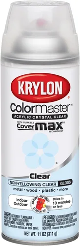 Miniatura 12 de Krylon K05353007 ColorMaster Acrílico Cristal Transparente, Plano, Transparente, 11 oz. Claro