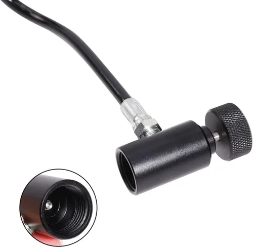 Miniatura 9 de TUXING Línea remota de bobina remota de tanque de paintball resistente para tanques de aire comprimido/CO2 de alta presión HPA con junta tórica