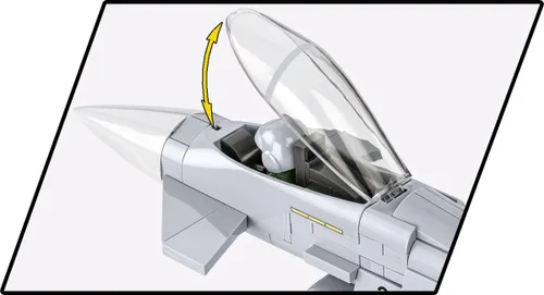 Miniatura 7 de COBI EUROFIGHTER (Alemania) - Conjunto de construcción de avión histórico, 644 piezas