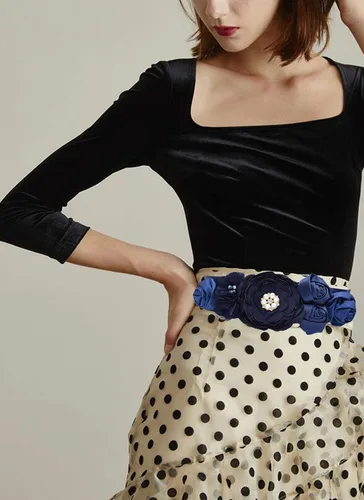Miniatura 4 de Bridesmaid Waist Band Flower Satin Bridal Waist Belt for WeddingPartyBridal dress