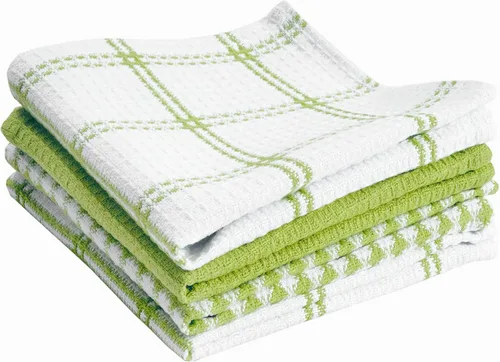 Miniatura 17 de T-Fal Paños de Cocina Premium con Textura de Waffle: Altamente Absorbentes, Súper Suaves y Duraderos - 100% Algodón, 12"x13" Toalla Plana con Brisa