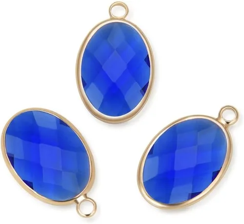 Miniatura 19 de Adabele Colgante de gota de piedra natal de oro de 0.709 in de grado A para aretes personalizados, pulseras, collares, tobilleras, llavero
