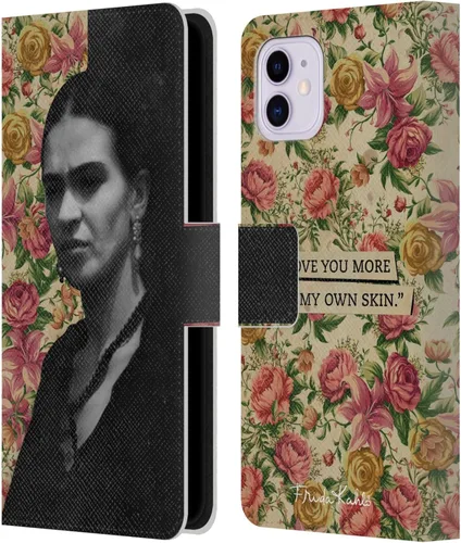 Miniatura 13 de Head Case Designs Officially Licensed Frida Kahlo Floral Portraits and Quotes Leather Wallet Case Compatible with Apple iPhone 11
