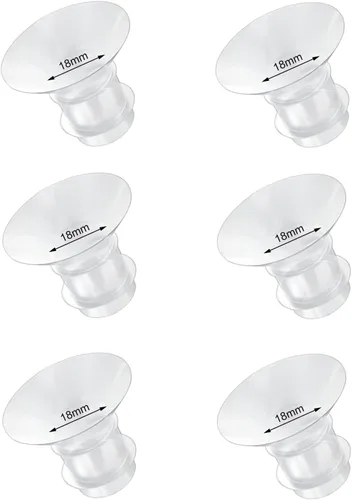 Miniatura 10 de Insertos de brida 17mm 6 piezas Compatibles con sacaleches portátiles Momcozy/Medela/eufy/Spectra/Medela/TSRETE/Lansinoh, para el escudo/brida