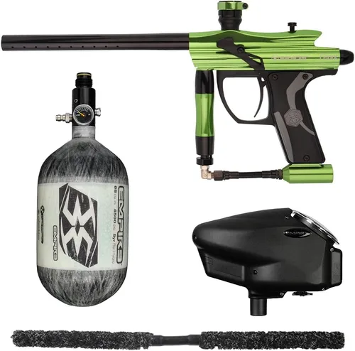 Miniatura 4 de Action Village Kingman Spyder Fenix Kit de pistola de paintball para competición Azul satinado