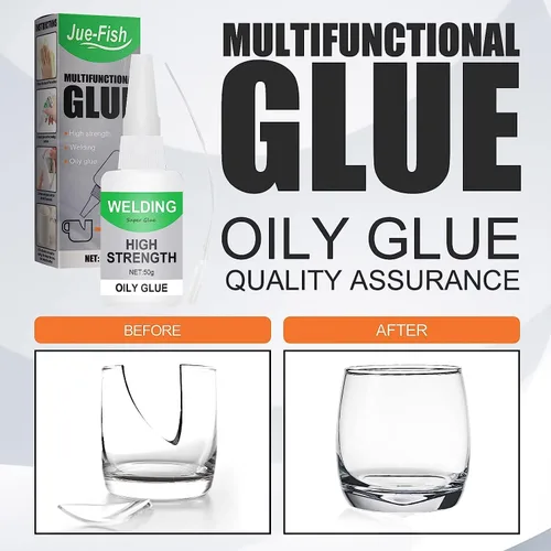 Miniatura 5 de Pegamento aceitoso Jue Fish Glue, soldadura de alta resistencia (1pcs)