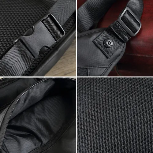 Miniatura 6 de Riñonera de cintura para hombres y mujeres, 011-negro, Casual