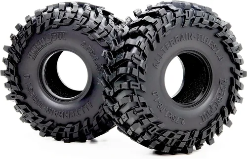 Miniatura 3 de HOBBYSOUL 1.0 Neumáticos de 70mm de Alto Todo Terreno Super Suave Pegajosos para Neumáticos de Barro para RC Crawler 1/24 SCX24 1/18 TRX4M