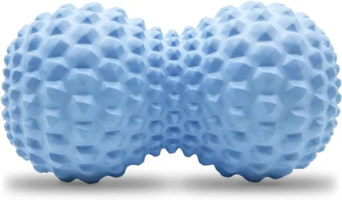 Miniatura 8 de KITWILD Pelota de masaje en forma de maní, bola de masaje doble en forma de lacrosse para masaje de tejido profundo, terapia física, liberación Negro
