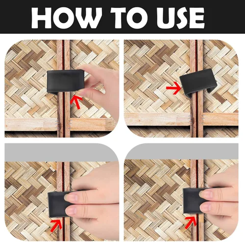 Miniatura 3 de Blulu 10 piezas de sujetadores para muebles de patio al aire libre, sujetadores para sofá de muebles al aire libre 2.4 D x 1.4 W x 1.22 H