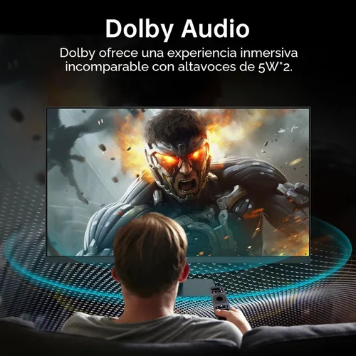 Miniatura 6 de KTC Monitor inteligente 4K de 32 pulgadas con sistema Google TV UHD 3440x2560P Control Remoto por Voz Hey Google Netflix con licencia Dolby Audio