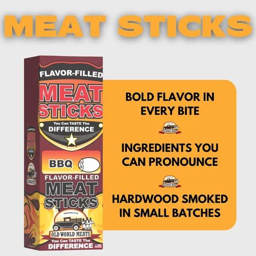 Miniatura 3 de Old World Meats - Palitos de carne, 110 calorías, Keto, bajos en carbohidratos, 0.04 oz de azúcar, combustibles, paquete de 20 barras de 1 onza