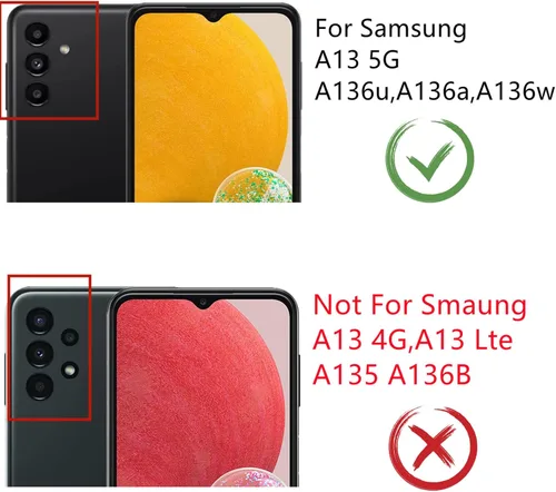 Miniatura 2 de para Samsung Galaxy A13 5G pantalla de reemplazo con marco para Samsung a13 a136u Kit de reemplazo de pantalla s136dl a136a a136w pantalla LCD