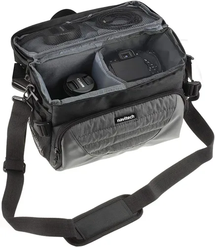Miniatura 2 de Navitech Bolsa de hombro para cámara digital Nikon COOLPIX P900, color gris