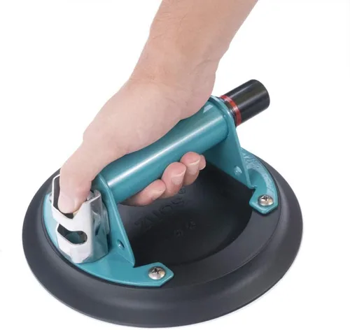 Miniatura 3 de Ventosa de vidrio de 8 pulgadas para elevación de granito y vidrio, elevador de vacío con mango de metal y bomba de ABS, capacidad de carga de 560