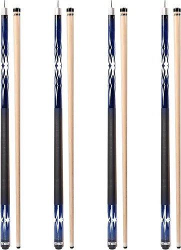 Miniatura 16 de GSE Games & Sports Expert 58" 2-Piece Canadian Maple Hardwood Billiard Pool Cue Sticks for Men/Women, House or Commercial/Bar Use