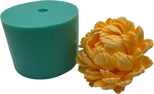 Miniatura 11 de Molde de Silicona 3D de Flor de Rosa Floreciente para Resina Flor Jabón Vela Haciendo Moldes DIY Molde de Pastel de Boda Decorando con Epoxi Molde