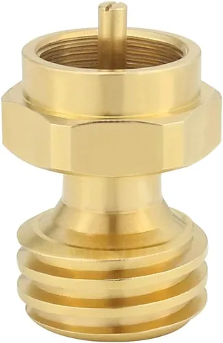 Miniatura 6 de Hooshing Adaptador de propano de 1 libra para cilindro desechable desechable, adaptador de tanque de propano de 1 lb a 20 lb para parrilla