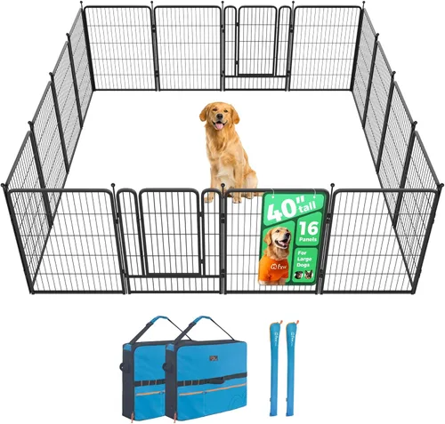 Miniatura 34 de FXW Rollick - Corralito para perros para patio, campamento con casa rodante, patentado, 24 pulgadas, 2 paneles