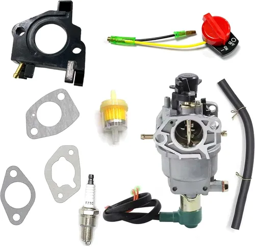 Miniatura 5 de Carburador generador apto para generador Honda EB5000X EB6500X EB3500 EW171 - Pieza de repuesto 16100-Z5F-F01 16100-ZE3-F12 16100-ZE3-704 - Kit