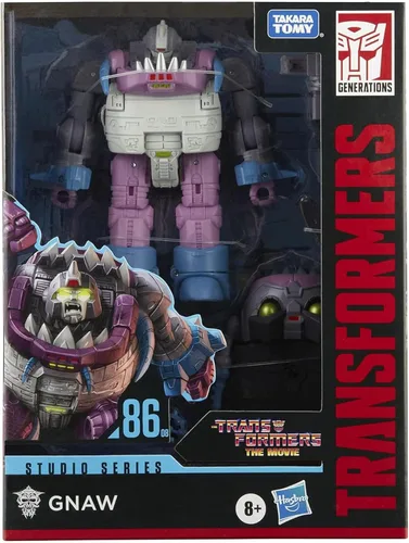 Miniatura 2 de Transformers Toys Studio Series 86-08 Deluxe Class The Movie 1986 - Figura de acción Gnaw de 8 años en adelante, 4.5 pulgadas