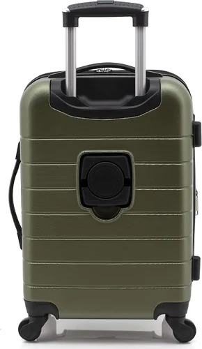 Miniatura 4 de Wrangler - Juego de piezas de equipaje inteligente con portavasos y puerto USB, Verde oliva