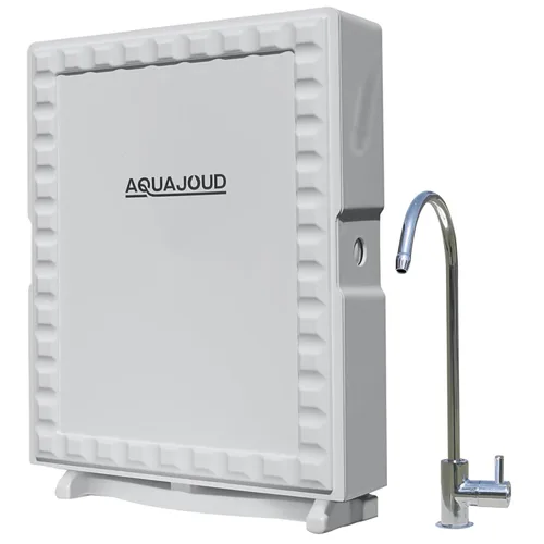 Sistema de filtro de agua delgado sin tanque para debajo de la encimera, filtración de 5 etapas que elimina el olor y el cloro, incluye grifo