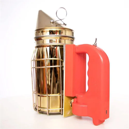 Miniatura 6 de Ahumador eléctrico de la colmena de la abeja del acero inoxidable de la versión con el escudo térmico, apicultor dedicó el equipo de la apicultura