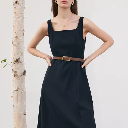 Miniatura 3 de GOELIA Women's Reversible Genuine Leather Belt Thin Fashion Waist Belts for Jeans Pants Dresses with Buckle