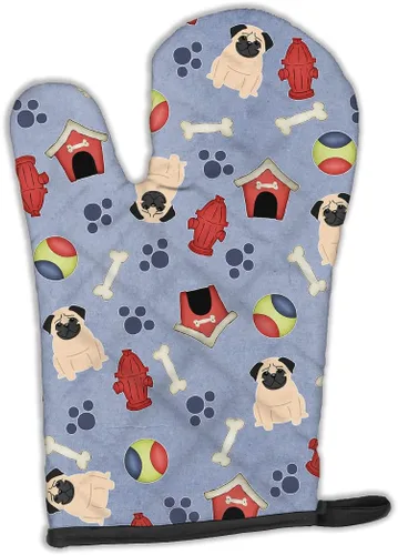 Miniatura 337 de Caroline's Treasures BB2732OVMT Dog House Collection Border Collie - Guante de horno grueso resistente al calor para sartenes calientes y horno