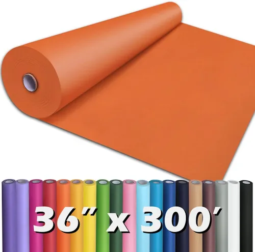 Miniatura 98 de PerkHomy Rollo de Papel Kraft Marrón 48" x 1,800" (150') para Envolver Regalos, Ramos, Flores, Arte, Pintura, Manualidades, Escritura, Embalaje