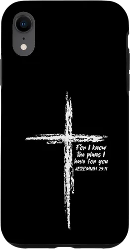 Miniatura 25 de Cross I Know The Plans Verse Bible Jesus God - Funda de regalo cristiana para iPhone 17