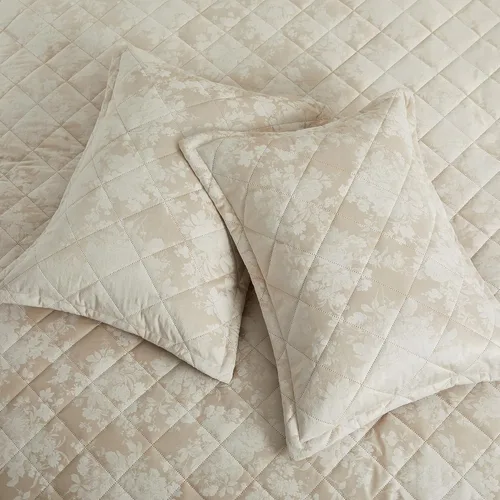 Miniatura 5 de IR Imperial Rooms Velvet Twin Quilt Bedspread Comforter Bedding Set 2 Pcs Diamond Pattern - (68"x86") Bedspread Coverlet + 1 Pillow Shams