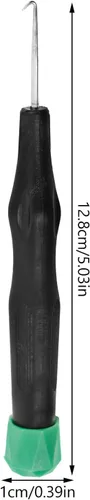 Miniatura 4 de POPETPOP Máquina herramienta de cuerda de bádminton con gancho duradero de 5.03 pulgadas, equipo de encordado de raqueta para un agarre preciso