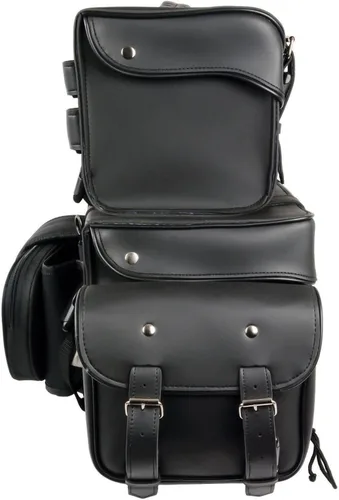 Miniatura 6 de Milwaukee Performance SH65001 Paquete Touring de PVC grande de cuatro piezas negro con bolsa de barril