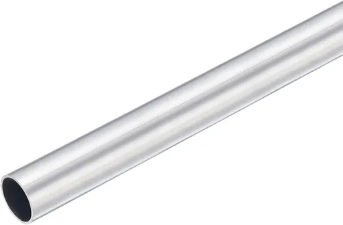 Miniatura 24 de uxcell Tubo redondo de aluminio 6063 0.157 in OD 0.118 in diámetro interior 11.811 in longitud tubería