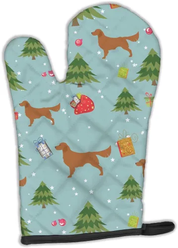 Miniatura 57 de Caroline's Treasures BB4872OVMT - Guante de horno de Navidad Affenpinscher resistente al calor, grueso para sartenes calientes y horno, manopla